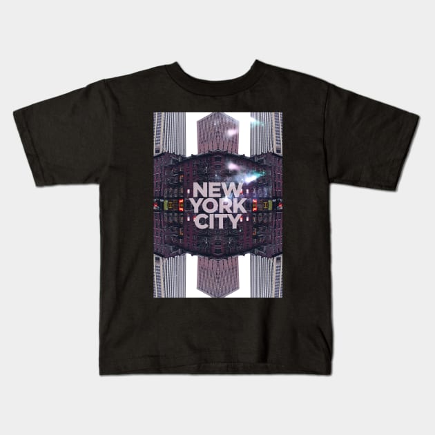 New York City2 Kids T-Shirt by JavierMartinez